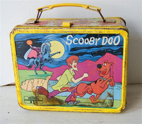 metal scooby doo lunch box|scooby doo lunch box vintage.